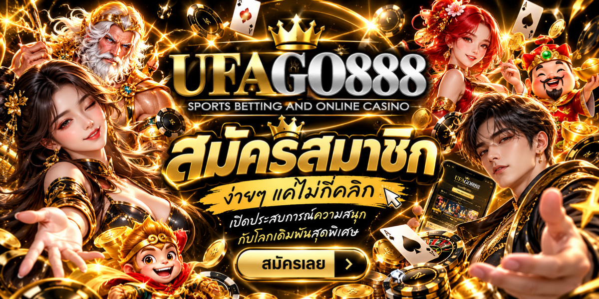 แบนเนอร์คาสิโนทองดำ UFAGO888